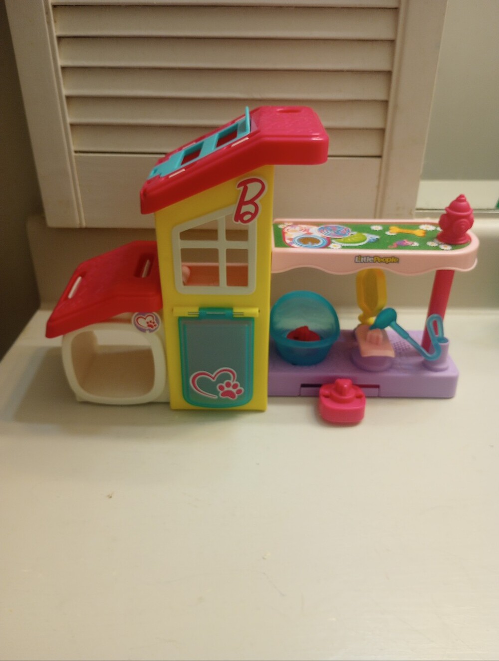 Fisher Price Little People Barbie Play And Care Pet Spa Play Set Untested